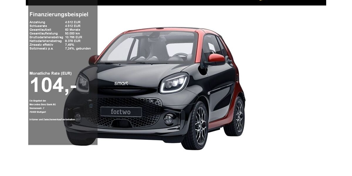 Smart ForTwo 48.860 km 12.490 &euro; Lübeck 23556