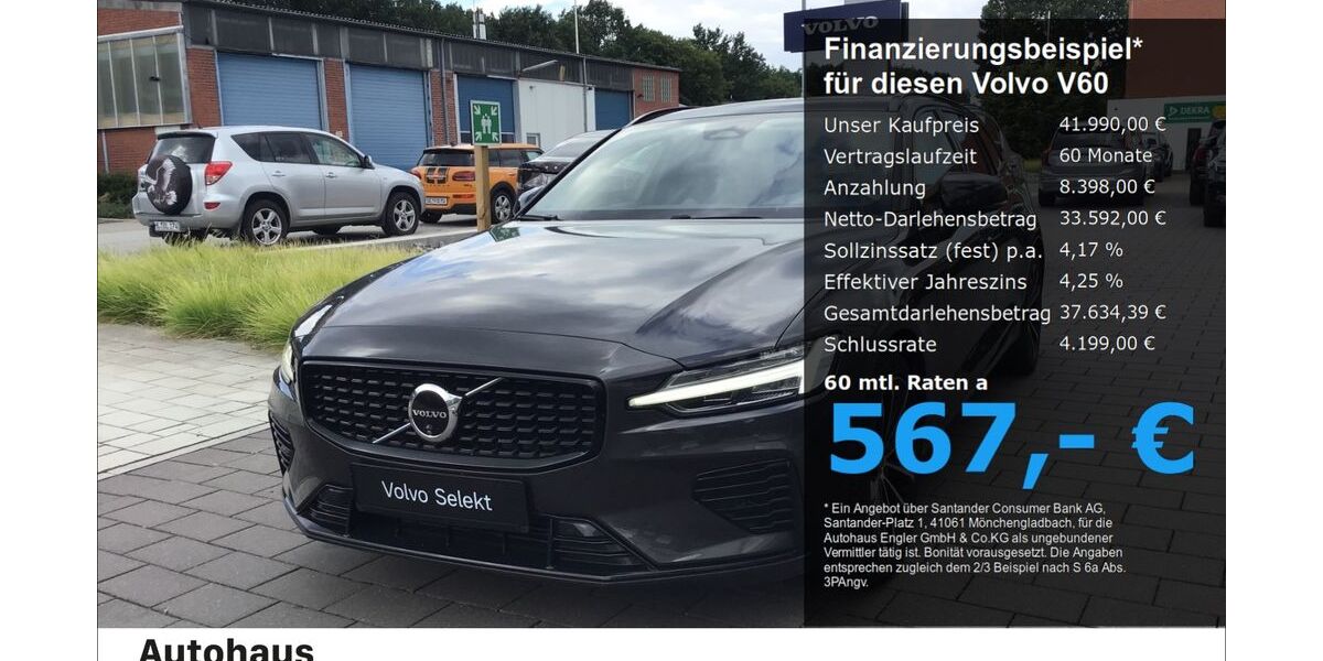 Volvo V60 29.144 km 41.990 &euro; Lübeck 23566