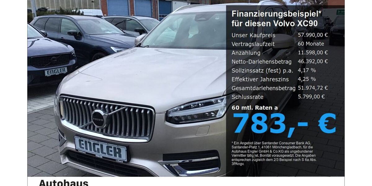 Volvo XC90 22.100 km 57.990 &euro; Lübeck 23566