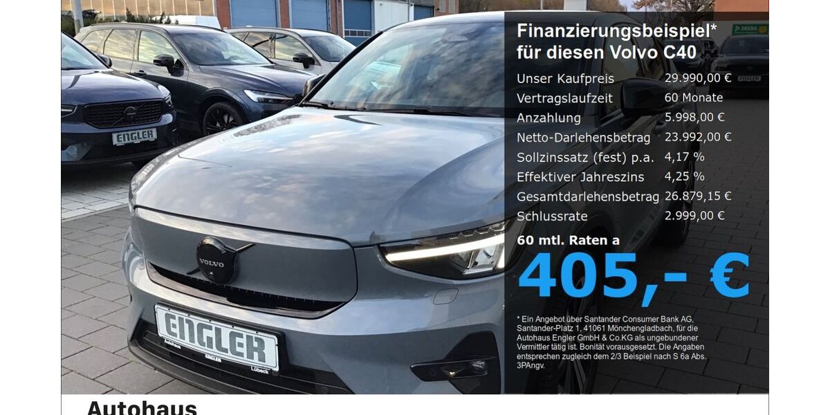 Volvo C40 47.823 km 29.990 &euro; Lübeck 23566