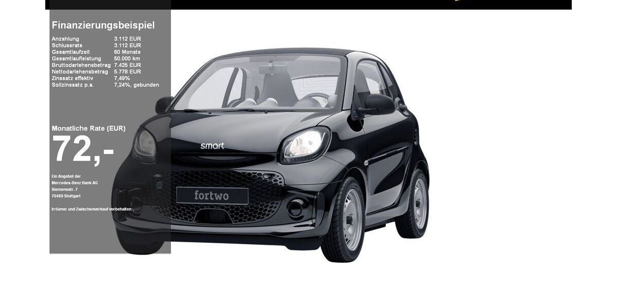 Smart ForTwo 16.280 km 8.590 &euro; Lübeck 23556