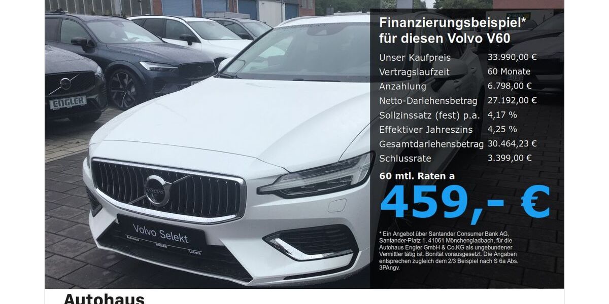 Volvo V60 55.017 km 33.990 &euro; Lübeck 23566
